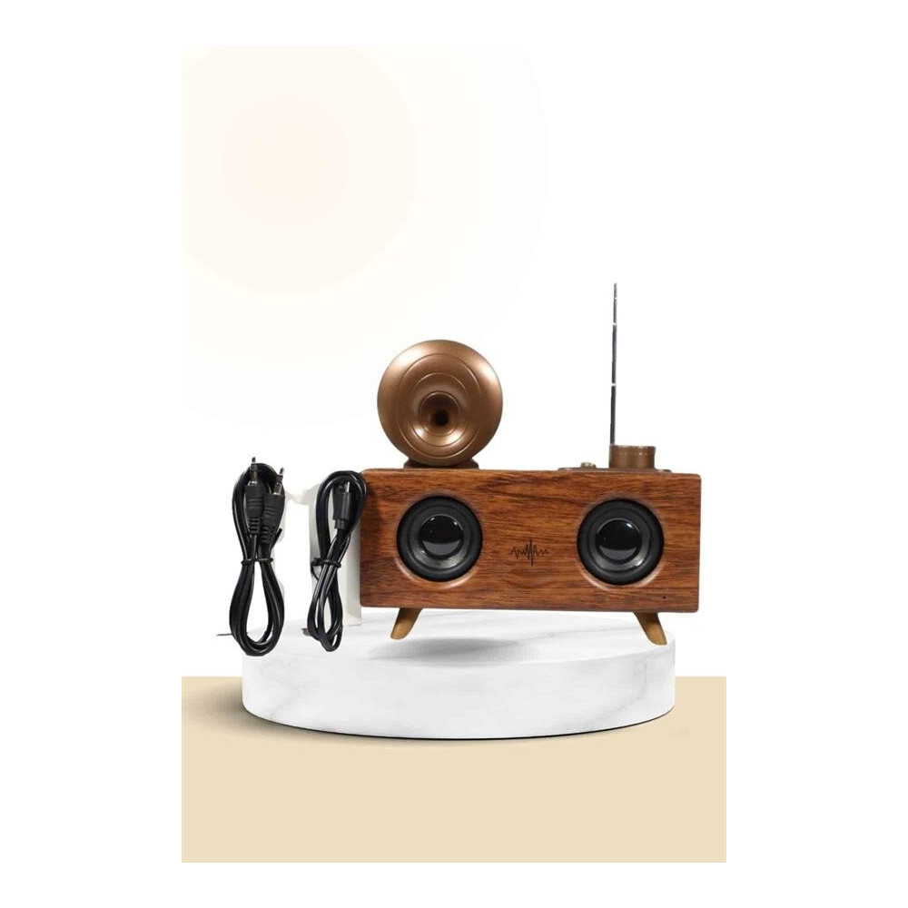 Nostaljik Radyo Bluetooth Bağlantılı Şarjlı Yüksek Ses Kaliteli