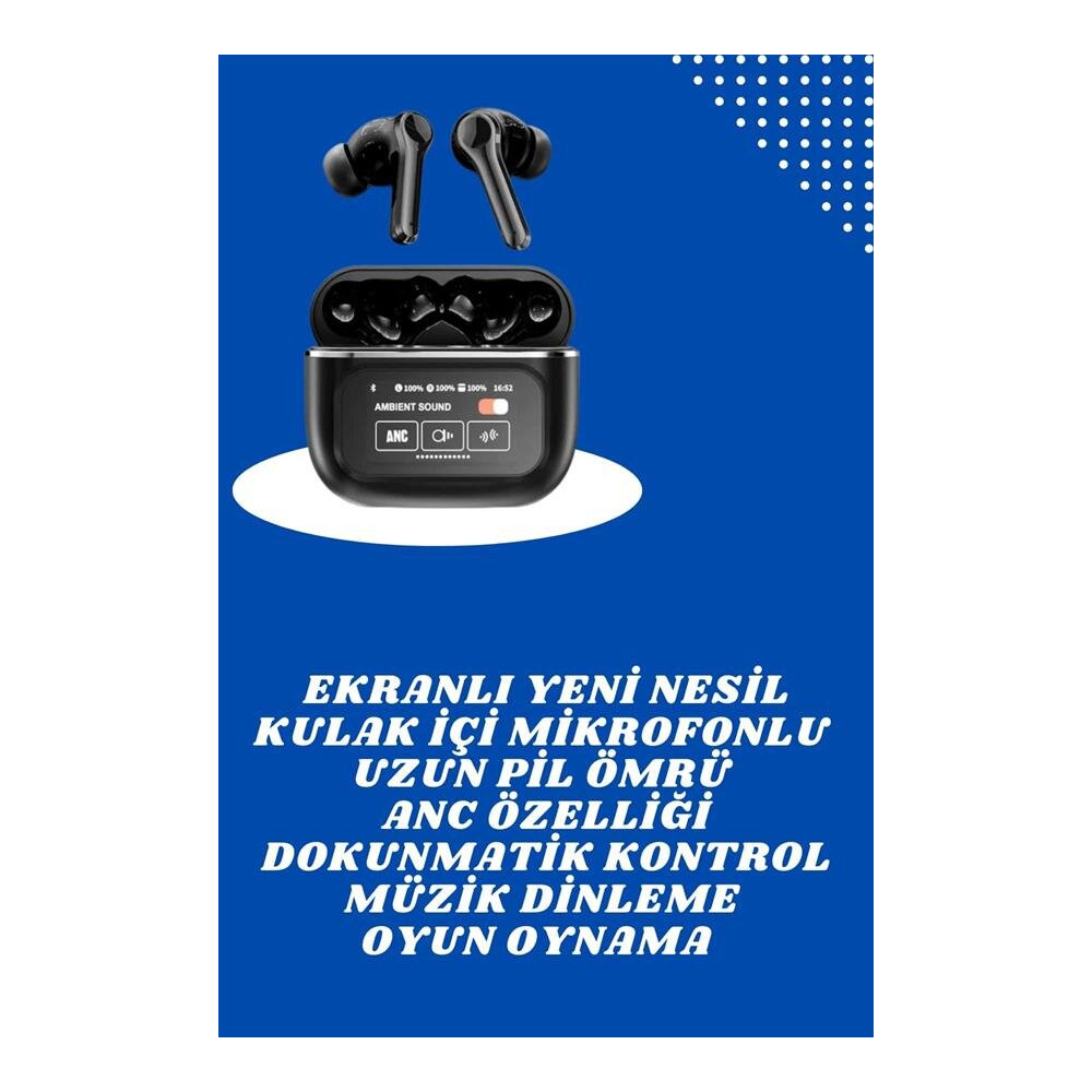 Ekranlı Yeni Nesil Pro Kulaklık ve Akıllı Saat Kampanyası Kulak İçi Mi