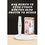 Kulak Burun ve Yüz Epilasyon Aleti ve Yüz Masaj Aleti İkili Cilt Bakım