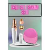 Kulak Burun ve Yüz Epilasyon Aleti ve Yüz Masaj Aleti İkili Cilt Bakım
