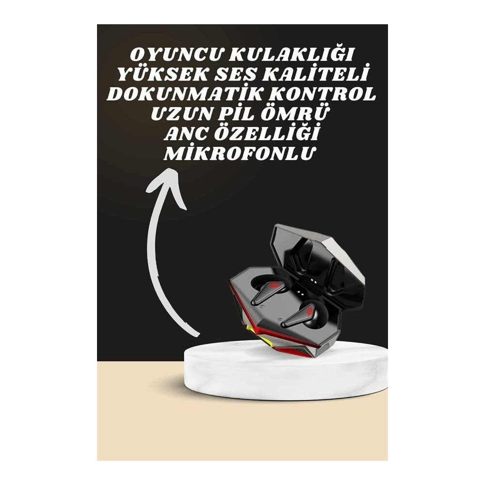 7 Kordonlu Akıllı Saat Ve Oyuncu Kulaklığı Bluetooth Bağlantılı Androi