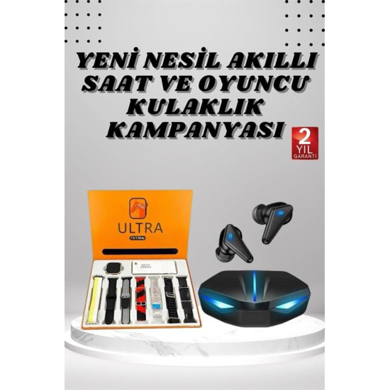 Akıllı Saat Aksesuar Seti Değiştirilebilir Kordon ve Şarj Aparatı