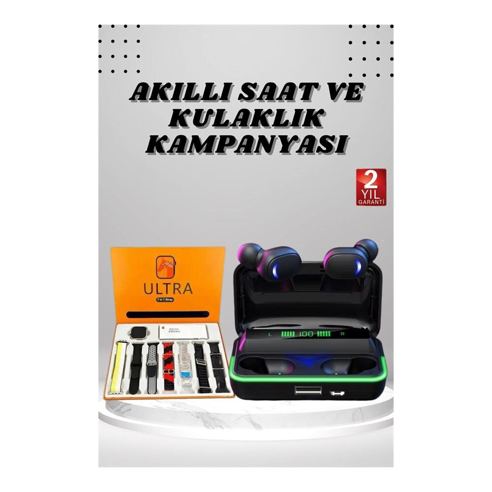 Yeni Nesil Akıllı Saat ve Bluetooth Kulaklık Kampanyası Android Ve İOS