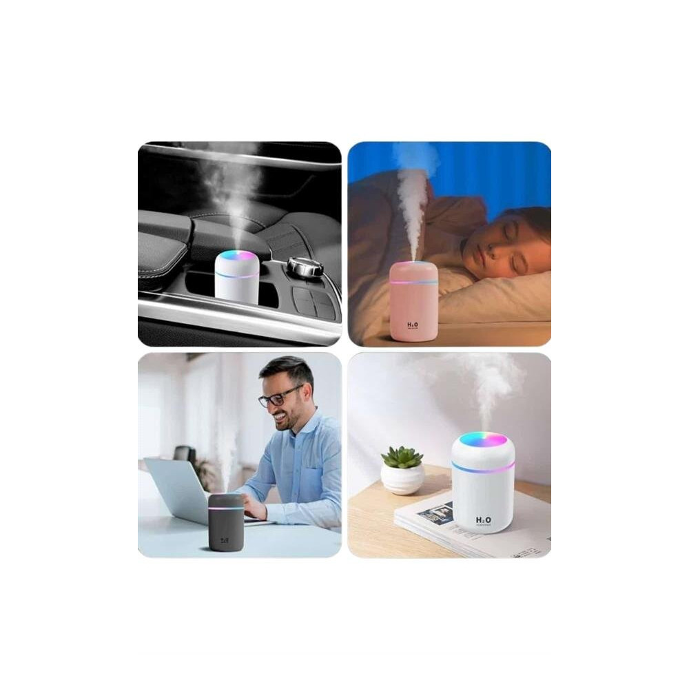 USB Bağlantılı LED Işıklı Hava Nemlendirici – Sessiz ve Kullanıcı Dost