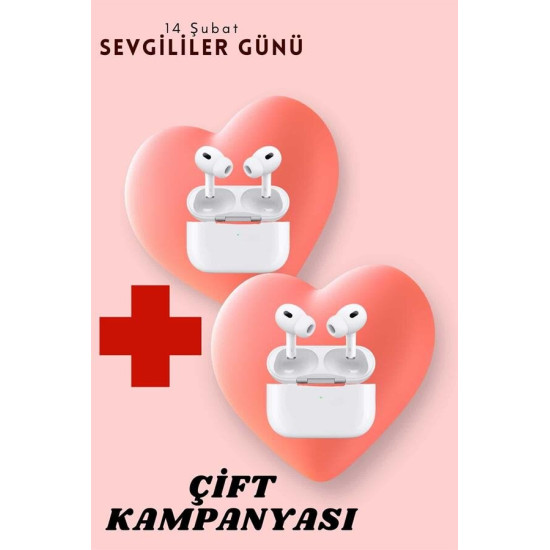 Sevgiliye Hediye Çift Kulaklığı Yeni Nesil Pro Kulaklık Sevgililer Gün