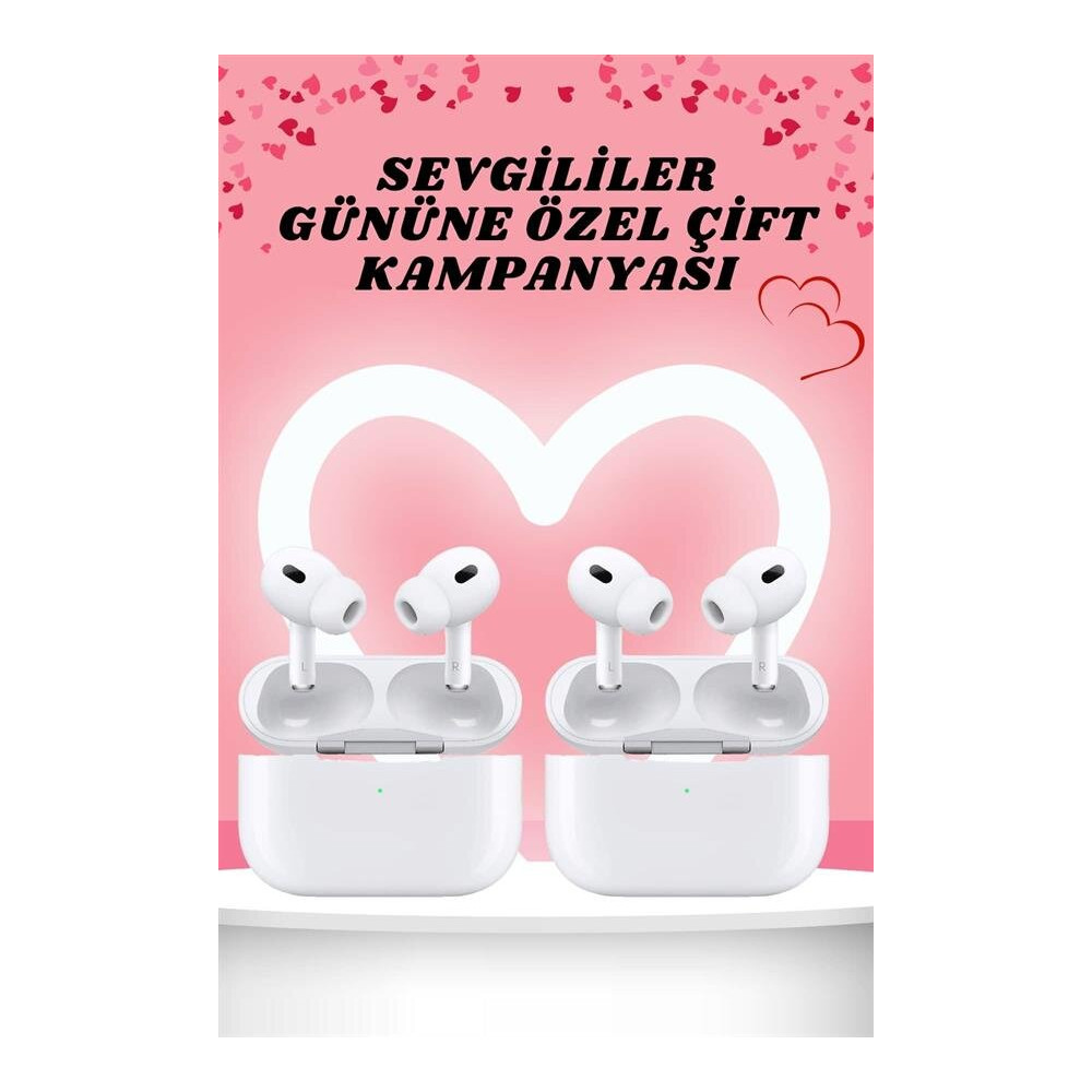 Sevgiliye Hediye Çift Kulaklığı Yeni Nesil Pro Kulaklık Sevgililer Gün