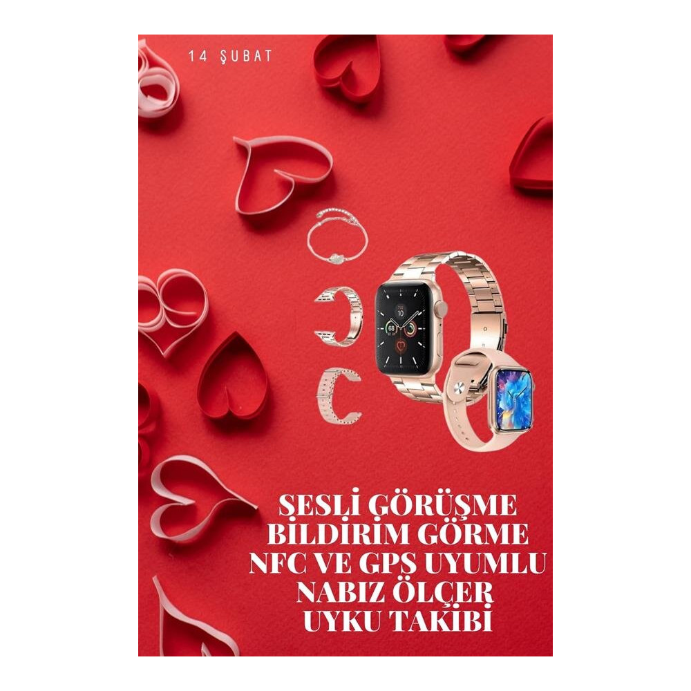 Sevgiliye Özel Yeni Nesil Akıllı Saat Çiftlere Özel Kampanya Çift Saat