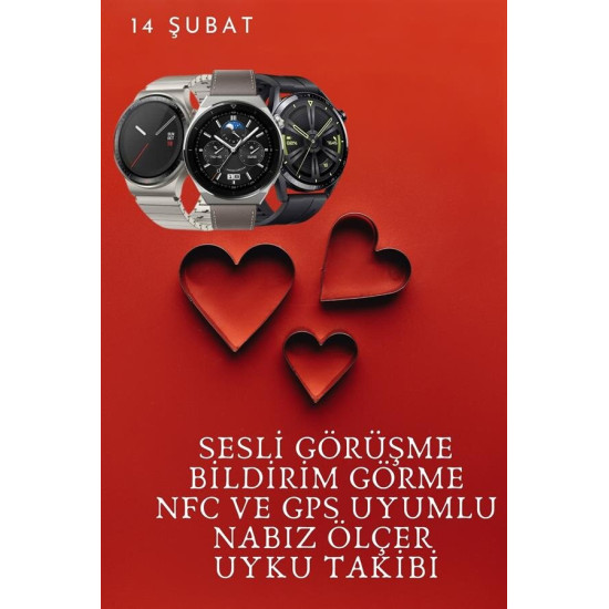 Sevgiliye Özel Yeni Nesil Akıllı Saat Çiftlere Özel Kampanya Çift Saat