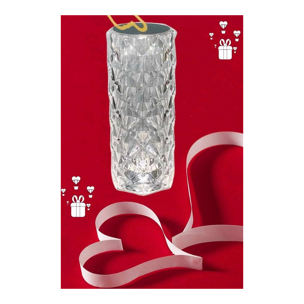 Sevgililer Günü İçin Hediye Kristal Lamba Sevgiliye Hediye USB Şarjlı 