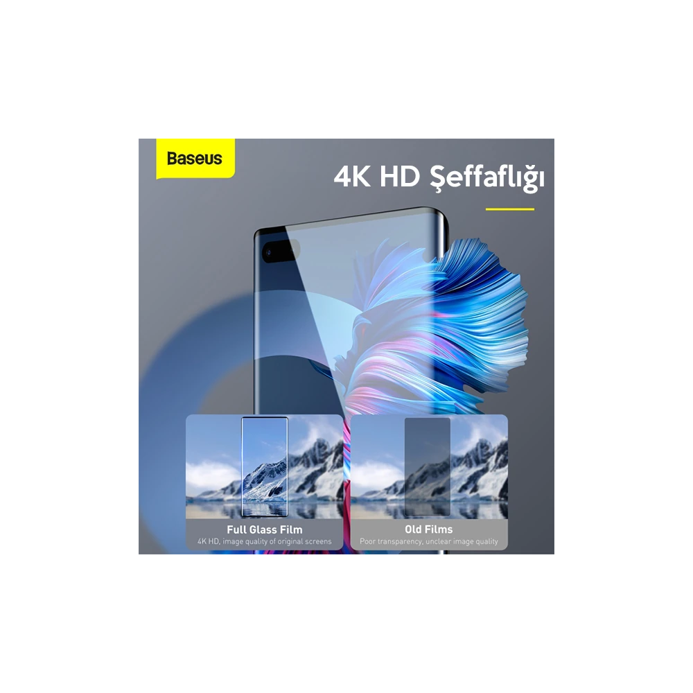 Baseus Huawei Mate40 Pro/Pro+/RS Porsche Design Full 0.25mm Kırılmaz C