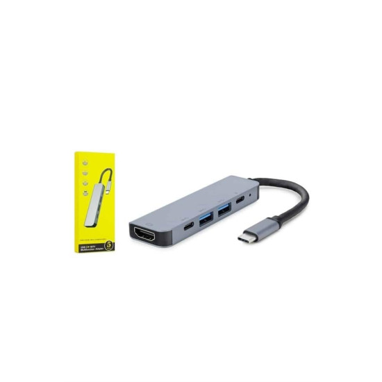 Macbook Pro/air Uyumlu USB Type-C 8 In 1 Hub Dönüştürücü Çevirici Çokl