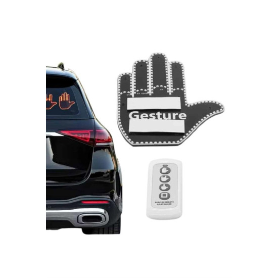 176 LED Amber Renkli El Hareketiyle Kontrol Edilen Motosiklet Dönüş Si
