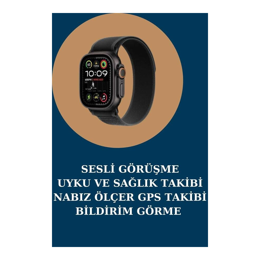 Akıllı Saat Nabız Ölçer Uyku Takibi Adımsayar Alarm ve Hatırlatıcı Çağ