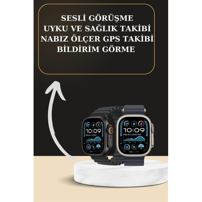 Akıllı Saat Sesli Görüşme Titreşimli GPS Bağlantısı Müzik Dinleme Sosy