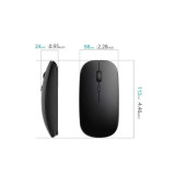 Siyah Wireless Kablosuz Sessiz Mouse Bluetooth Bağlantılı