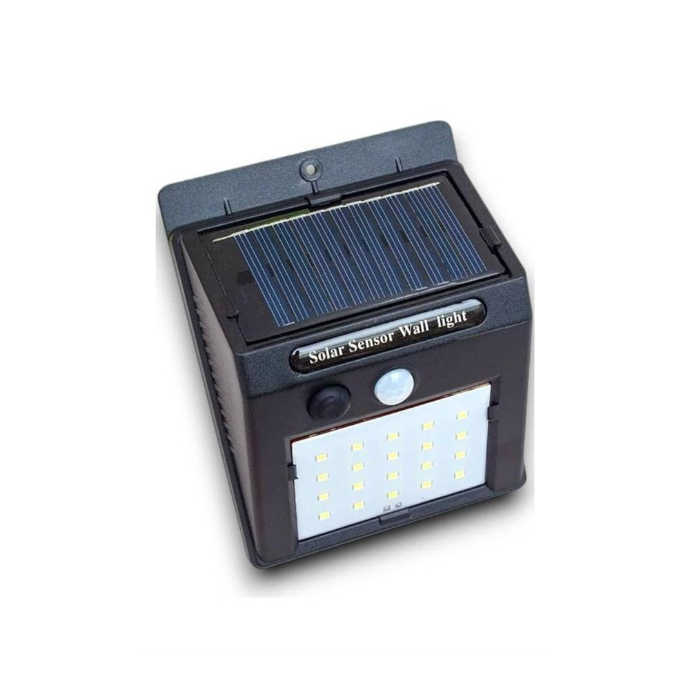 Solar Sensörlü Duvar Lambası Bahçe Lamba 20 Led Işık