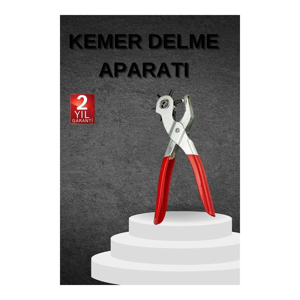 Kemer Delme Pensesi- Kemer Delik Açma Zımbası Paslanmaz Çelik