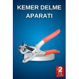 Kemer Delme Pensesi Deri Delici Pensi Zımba 6 Farklı Boyutta