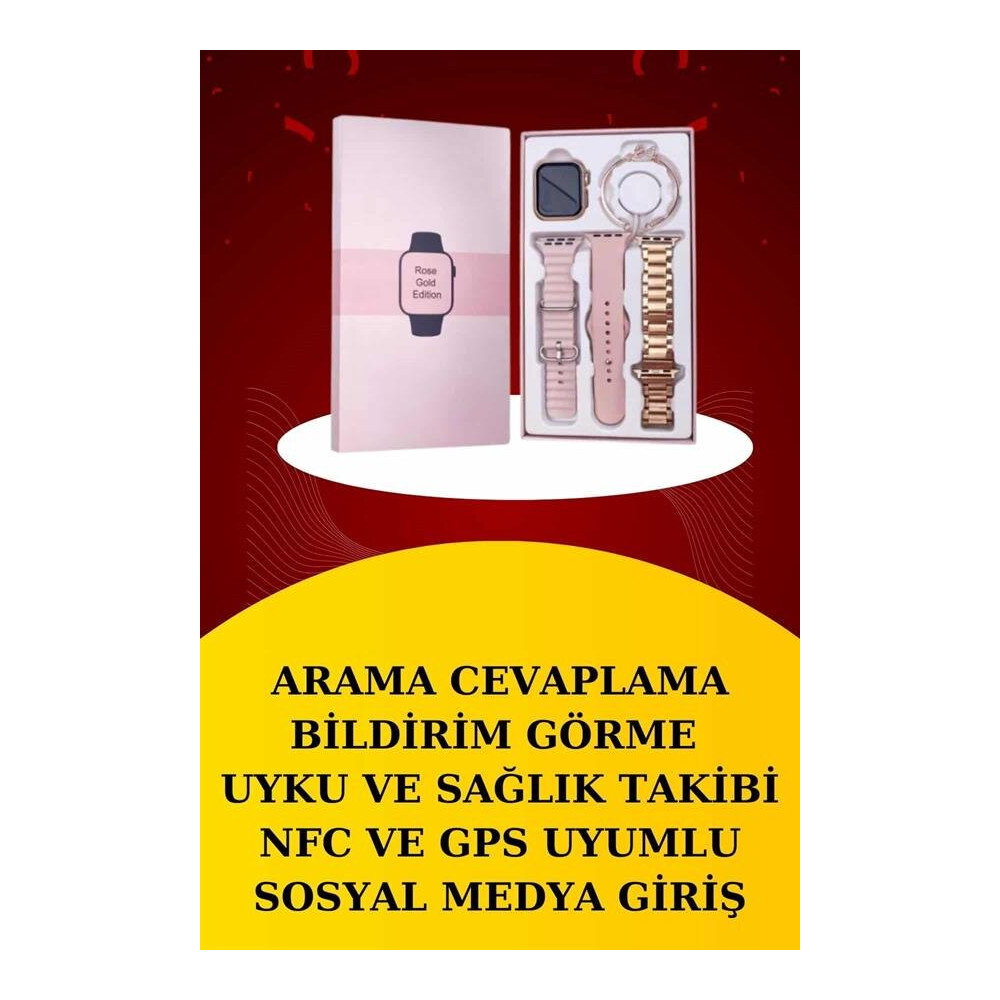Wireless Şarjlı Akıllı Saat ve Dijital Göstergeli Kablosuz Bluetooth K
