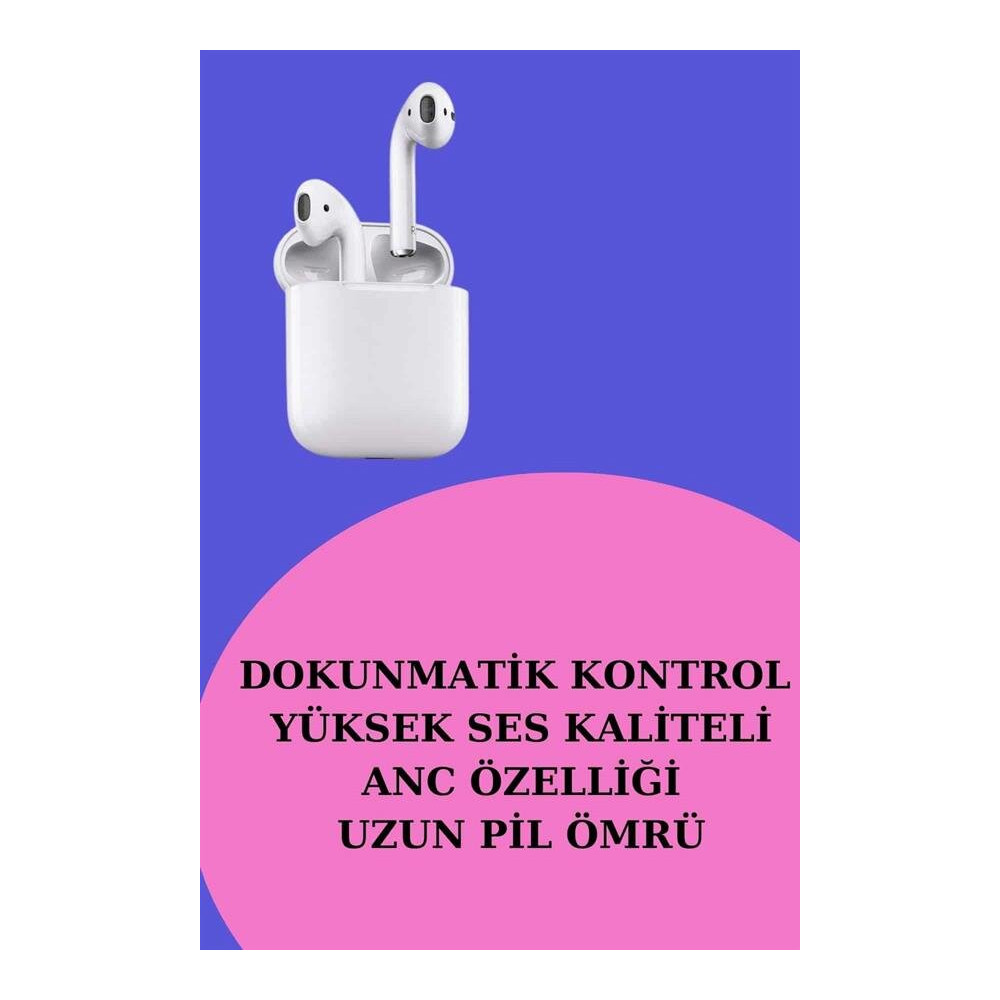 3 Kordonlu Dokunmatik Ekran Akıllı Saat ve 2.Nesil Kablosuz Bluetooth 