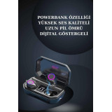 Kadınlar İçin 3 Kordonlu Akıllı Saat ve Dijital Göstergeli Powerbankli