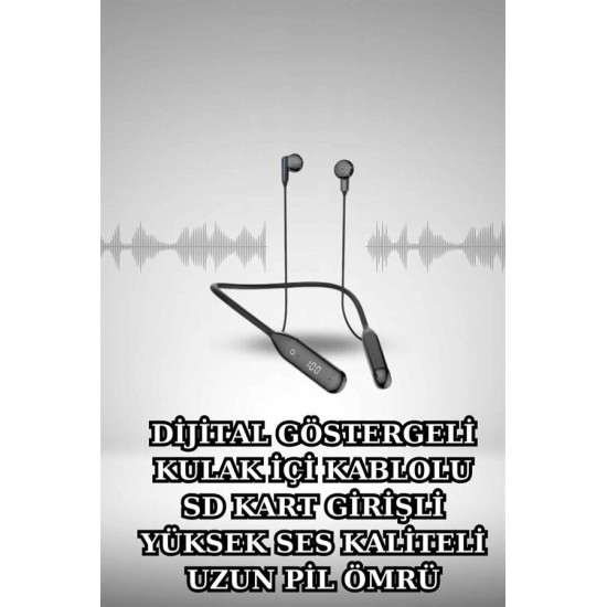 Alarm ve Titreşim Özellikli Akıllı Saat ve Mikrofonlu Kablolu Bluetoot