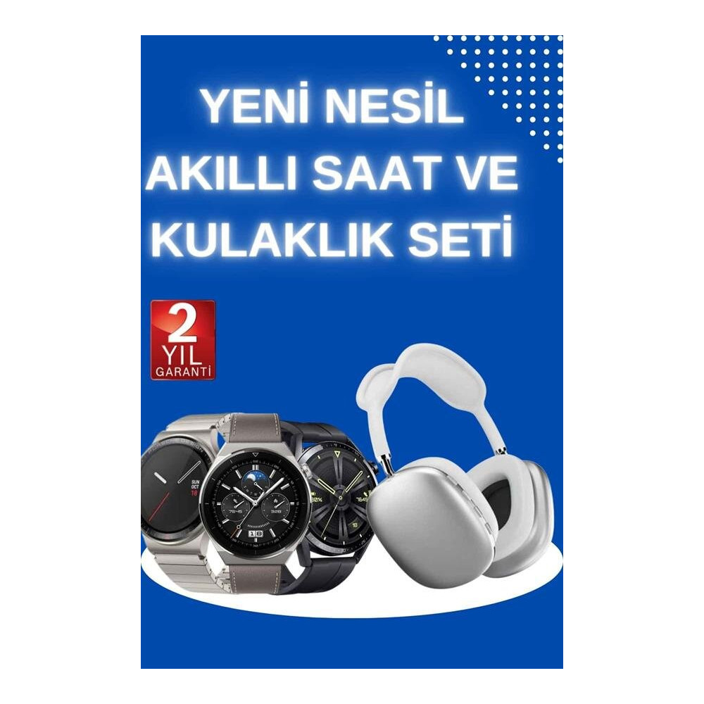 Yeni Nesil Sesli Görüşme Akıllı Saat ve Powerbank Çoklu Şarj Girişli B