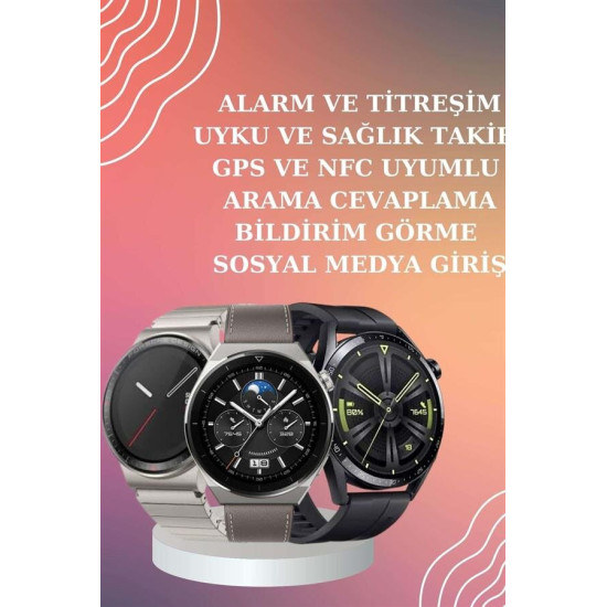 ANC Özellikli Bluetooth Kulaklık ve Amoled Ekran Akıllı Saat Uyku ve S