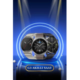 Kablosuz Bluetooth Bağlantılı Kulaklık ve Dokunmatik Ekran Akıllı Saat