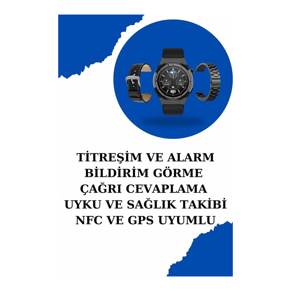 Kablosuz Bluetooth Bağlantılı Kulaklık ve Dokunmatik Ekran Akıllı Saat