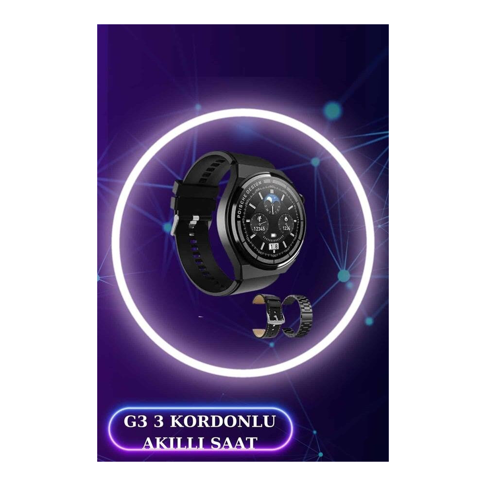 Akıllı Saat ve Kulaklık Seti Dokunmatik Ekran 5.0 Bluetooth Bağlantılı