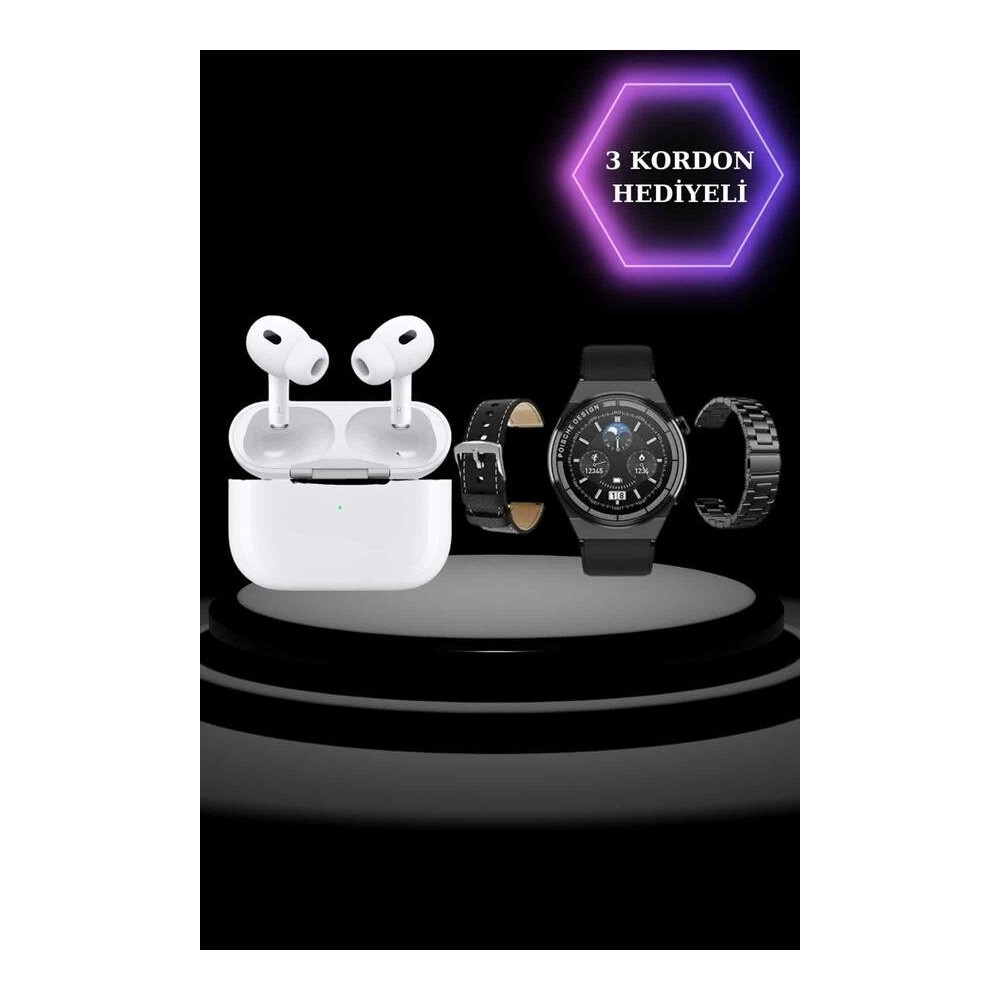 Aynalı Bluetooth Kulaklık Yeni Nesil Akıllı Saat Titreşimli Nabız Ölçe