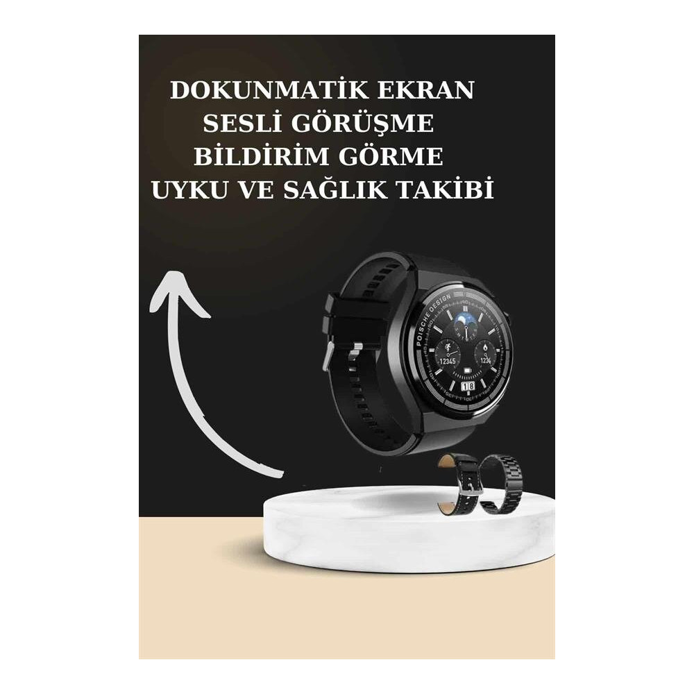 TWS Bluetooth Kulaklık ve Akıllı Saat Uyku Takibi Nabız Ölçer Uzun Pil