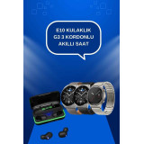 Yeni Nesil Akıllı Saat Ve Bluetooth Kulaklık Titreşim Bildirimleri Uyk