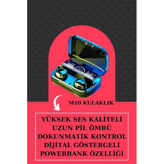 İkili Set Akıllı Saat Ve Bluetooth Kulaklık Kablosuz Uzun Pil Ömrü Spo