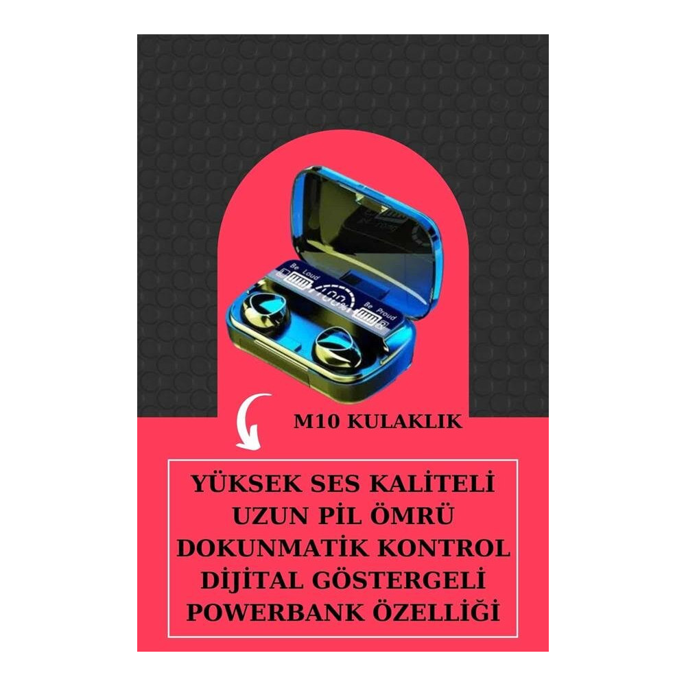 İkili Set Akıllı Saat Ve Bluetooth Kulaklık Kablosuz Uzun Pil Ömrü Spo