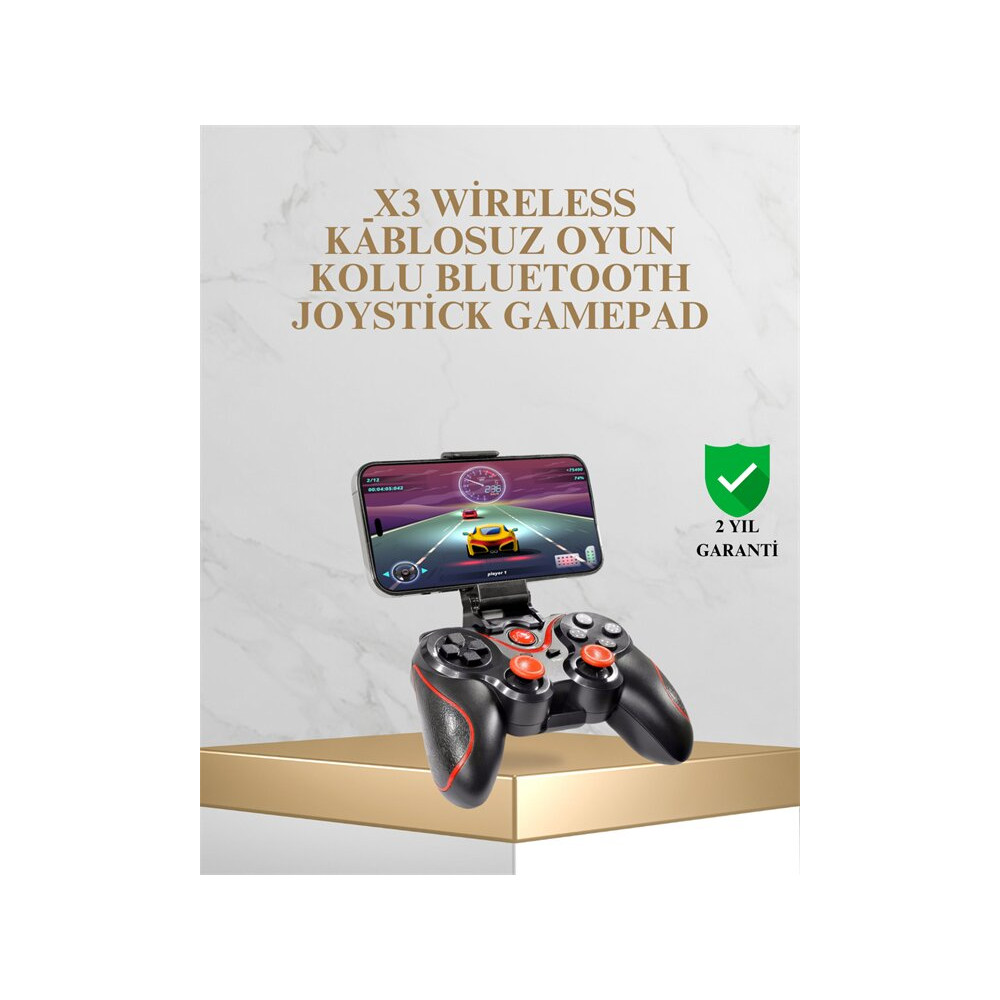 Kablosuz Bluetooth Gamepad PC Android TV Uyumlu Oyun Kumandası