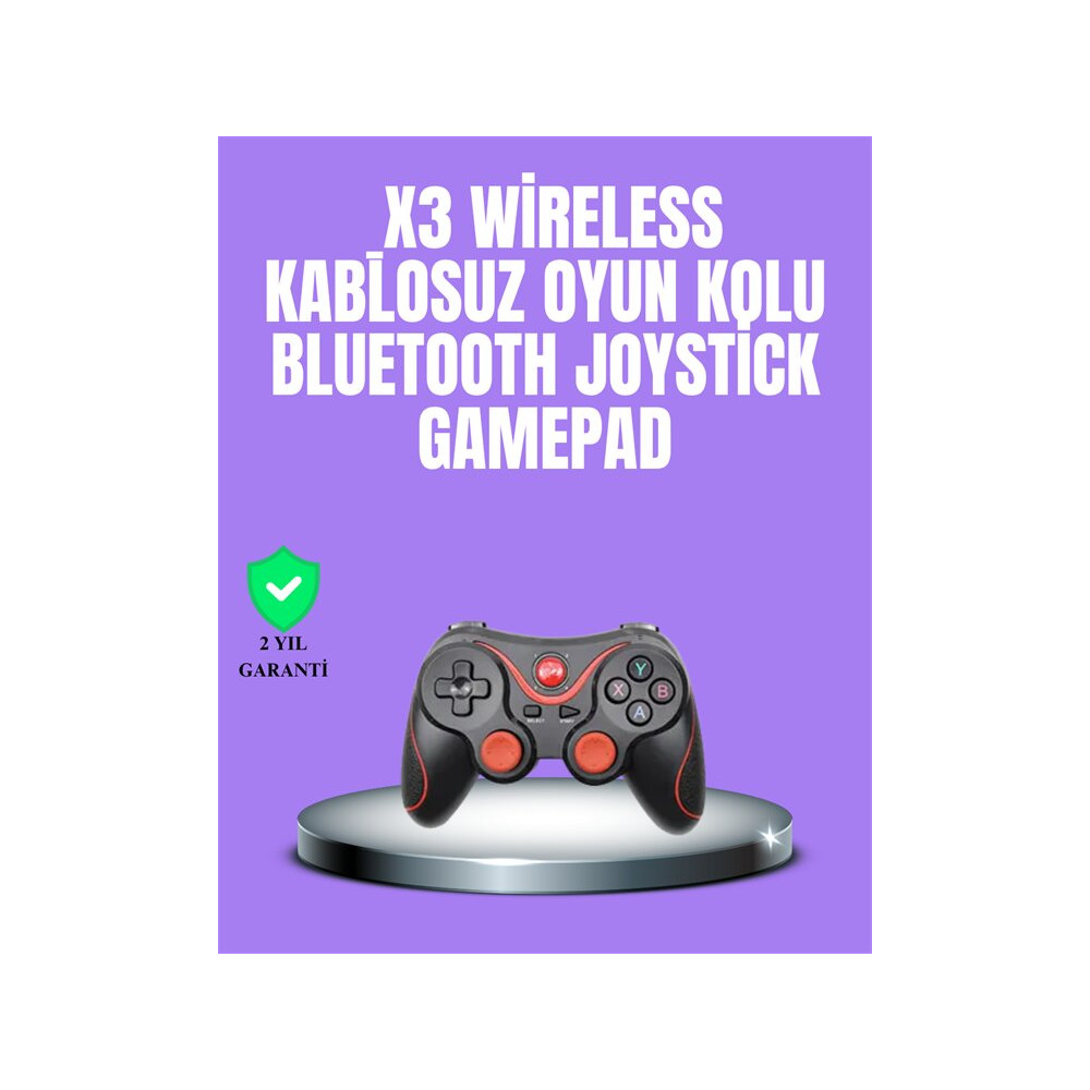Android Uyumlu Gamepad X3 Game Stick Oyun Kolu Bluetooth Bağlantılı