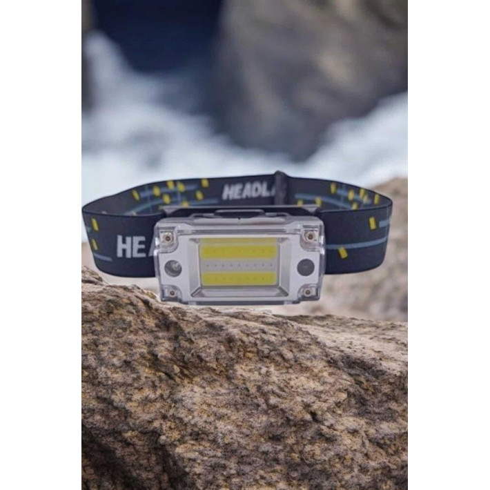 Kafa Lambası Led Fener Pratik Taşınabilir Ayarlanabilir USB Şarjlı