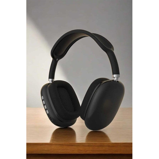 Kulak Üstü Kablosuz Bluetooth Kulaklık Yumuşak Süngerli SD Kart Girişl