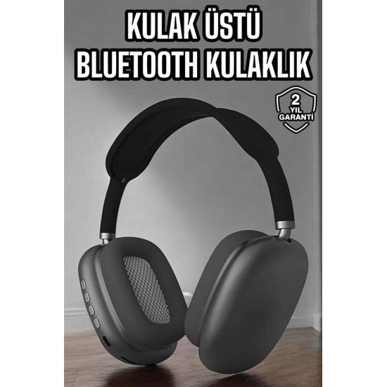 P9 Plus Hi-fi Ses Kalitesi Ayarlanabilir Mikrofonlu Bluetooth Kulaklık