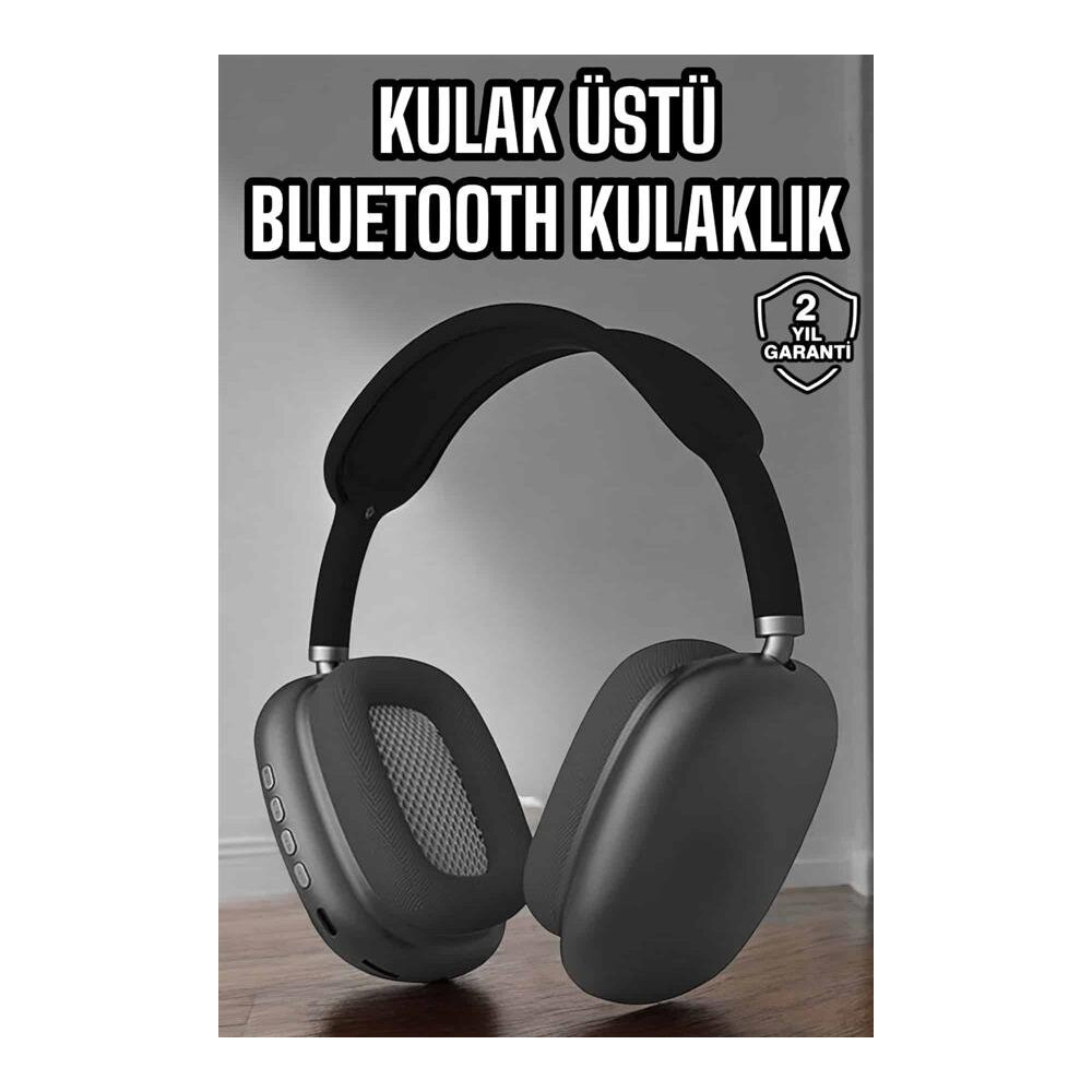 P9 Plus Hi-fi Ses Kalitesi Ayarlanabilir Mikrofonlu Bluetooth Kulaklık