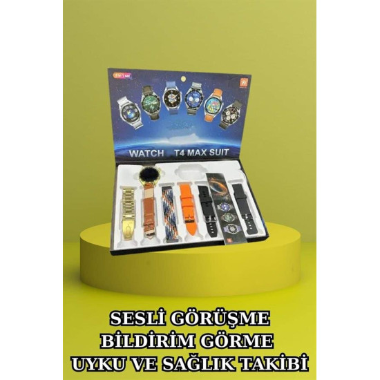 Amoled Akıllı Saat Manyetik Şarj GPS Destekli Spor ve Günlük Kullanım