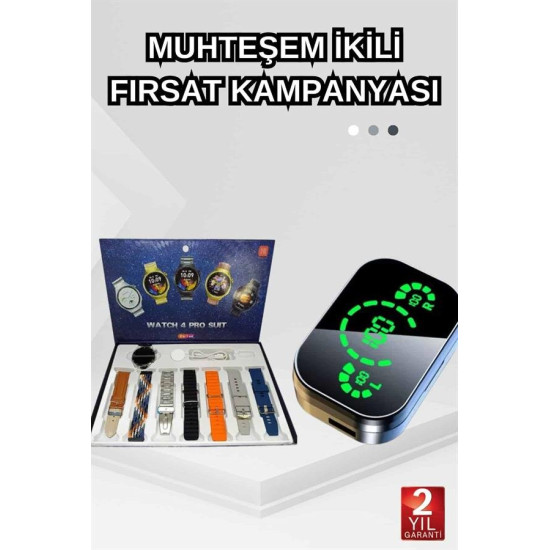 Dokunmatik Akıllı Saat Yeni Nesil Kulaklık Kampanyası Bluetooth Bağlan