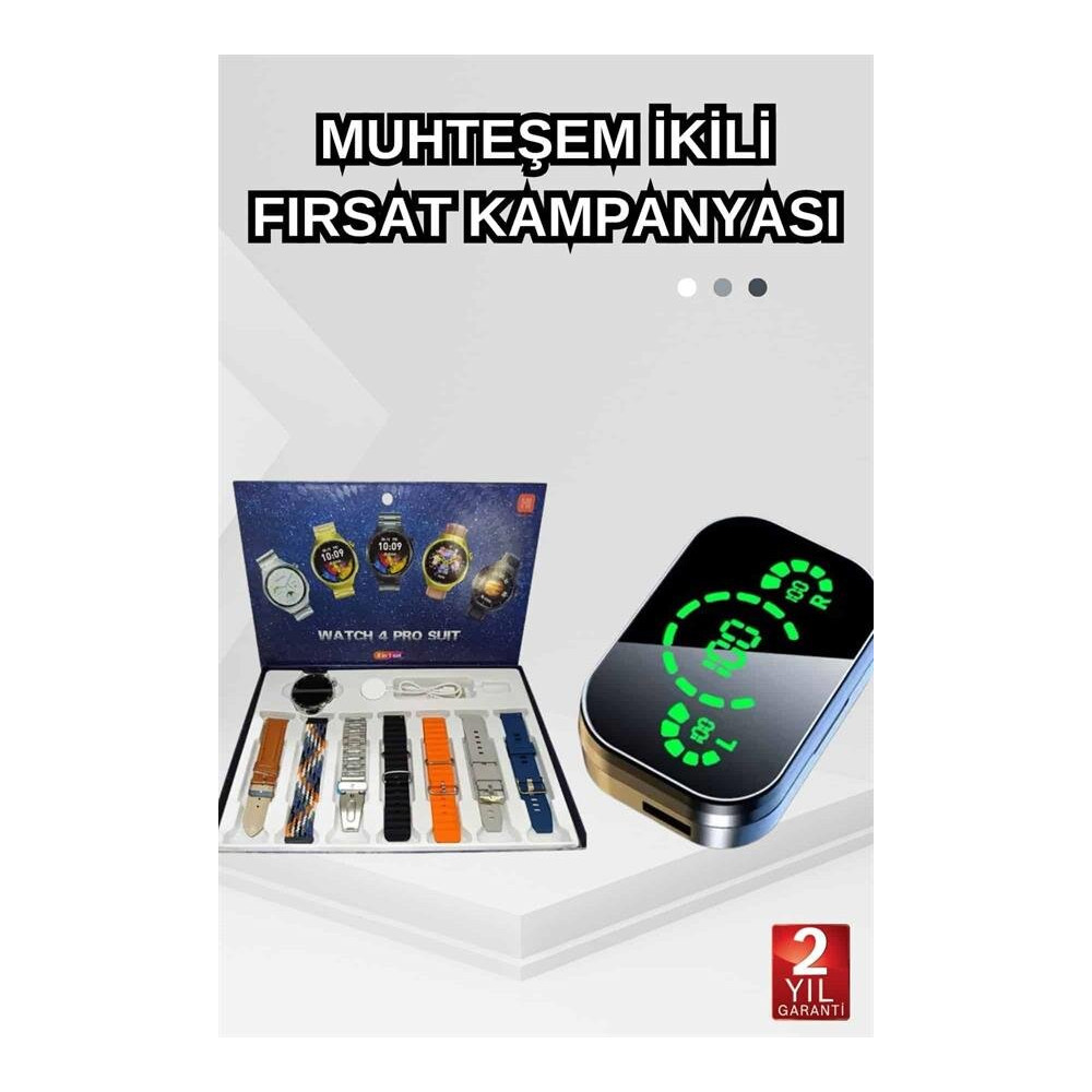 Dokunmatik Akıllı Saat Yeni Nesil Kulaklık Kampanyası Bluetooth Bağlan