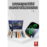 Dokunmatik Akıllı Saat Yeni Nesil Kulaklık Kampanyası Bluetooth Bağlan