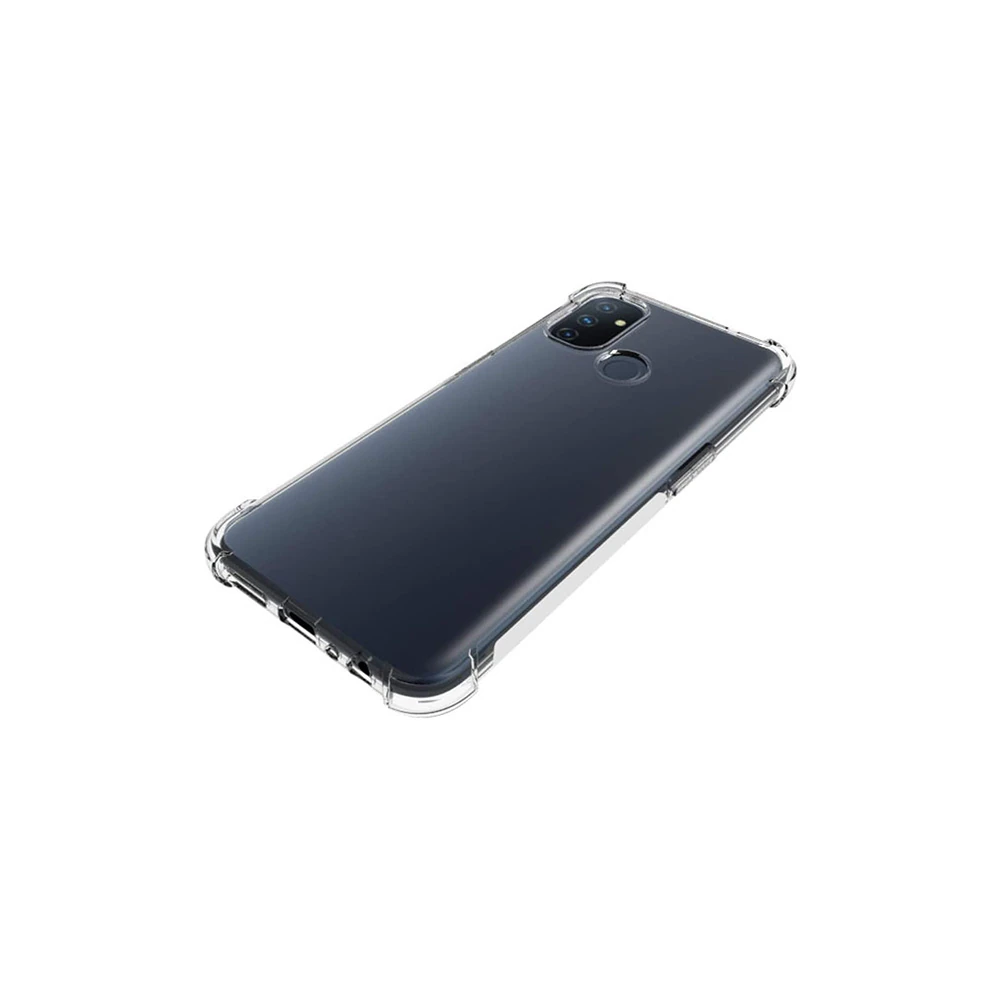 OnePlus Nord N100 Anti-Drop Silikon Kılıf Kamera Korumalı Şeffaf Silik
