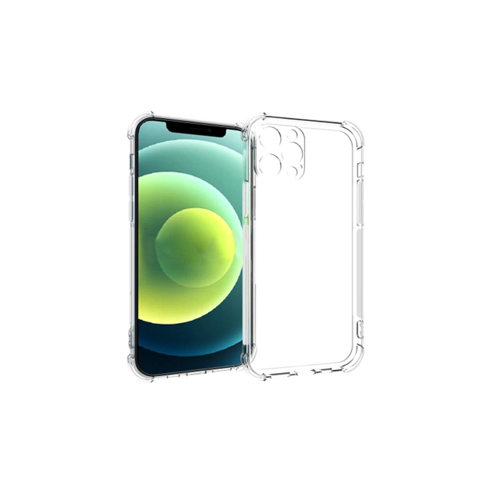 İPhone 12 Pro Max 6.7 Anti-Drop Silikon Kılıf Kamera Korumalı Şeffaf S