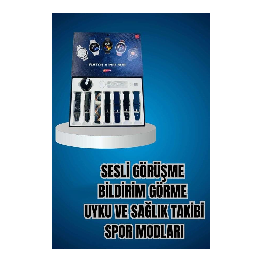 Ucuz Kaliteli Yeni Nesil 7 Kordonlu Akıllı Saat ve Kablosuz Bluetooth 