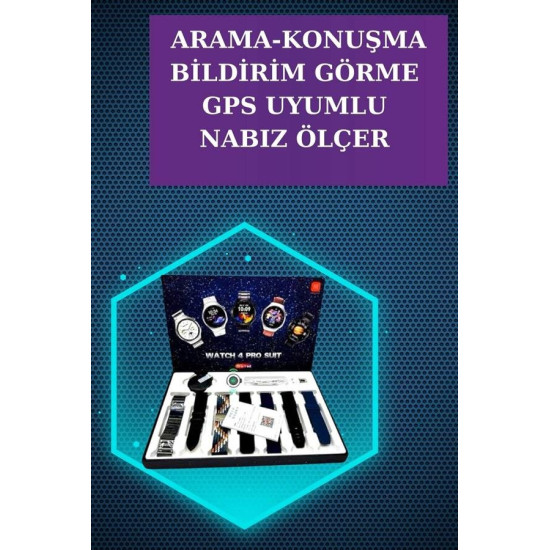 Gamer Kulaklık ve Çok Kordonlu Akıllı Saat Gürültü Önleyici GPS Desteğ